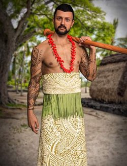 AH dForce Samoan Outfit For Genesis 9