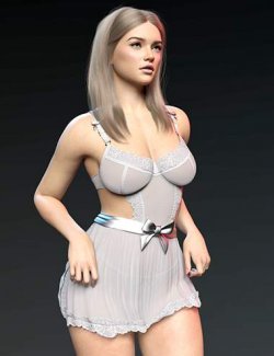 dForce X-Fashion Dreambelle Lingerie Set for Genesis 8, 8.1, and Genesis 9