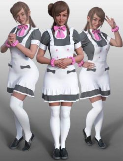 FG Maid Cafe Poses