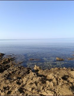 Walking on the rocks