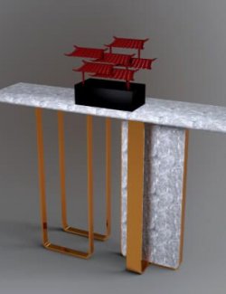 AQ3D Master Console Table 3