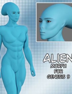 Alien Character Morph for Genesis 9