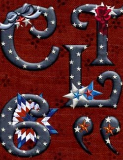 Harvest Moons Christmas Americana Letters