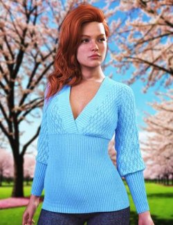 JMR dForce Karina Sweater for Genesis 9 and 8 Females