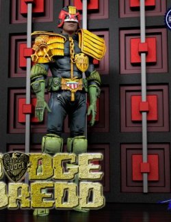 Judge Dredd Comic Outfit for Genesis 8 Male