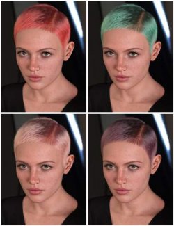 dForce Strand-Based Very Short Pixie Style Hair Color Expansion