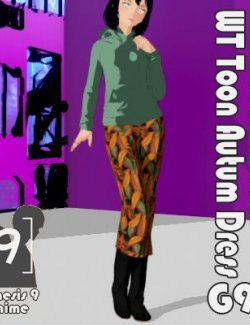 WT Toon Autum Dress for G9F Anime