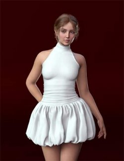 dForce MK Bubble Charm Dress for Genesis 9