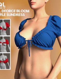 Rql-dForce Seductive Deep-V Puff Top G8F & G8.1F