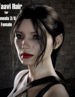 SC Taavi Hair for Genesis 3 and 8 Female