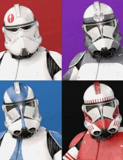 Clone Trooper Bundle for G8M + Blaster & Poses