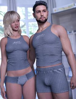 dForce Couple Matching Undies for Genesis 9