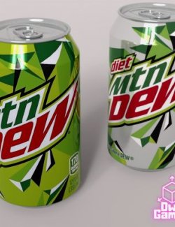 Mountain Dew (Regular and Diet)- Soda Can Material