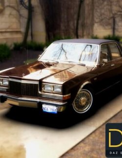 Dodge Diplomat 1980 for DAZ Studio