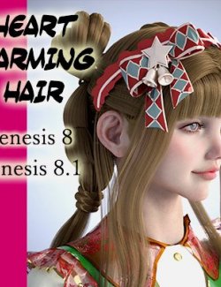 Heartwarming Holiday Hair for Genesis 8 Female