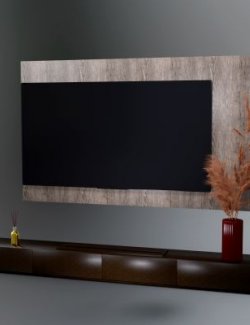 AQ3D Modern TV Wall 2