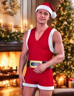 JMR dForce Christmas Outfit for Genesis 9 and 8 Males