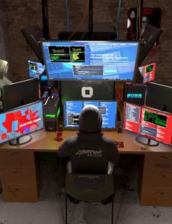 Cyber Hacker Room