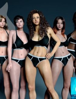 Girls Pack 1 for Genesis 8 Female