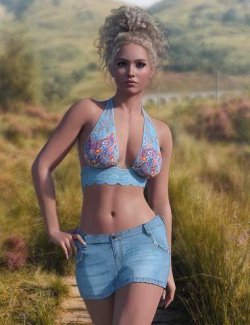 dForce Denim Mini for Genesis 9