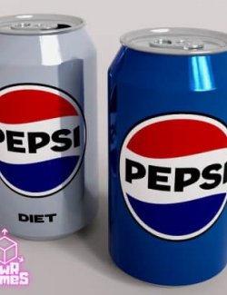 Pepsi Can (Includes Diet Pepsimaterial)