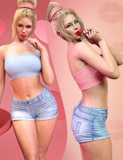 Z Lollipop Bliss Pose Mega Set for Genesis 9