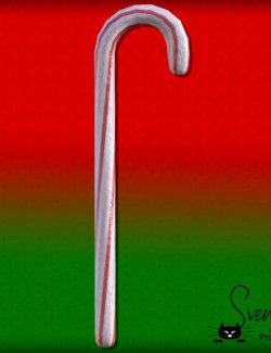 2 Candy Canes With 3 Textures