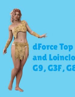 dForce Top and Loincloth G9, G3F, G8F