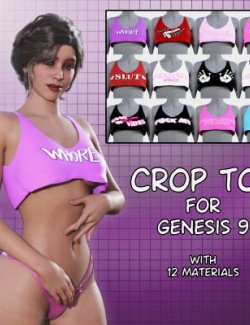 Slutty Crop Top for Genesis 9