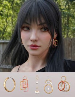 Elegant Earrings Genesis 9, 8 and 8.1 Female