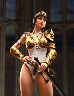 Shenha Fantasy Barbarian Outfit for Genesis 8, 8.1 & 9 Females