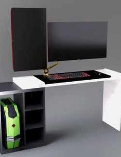 AQ3D Master Gaming Desk