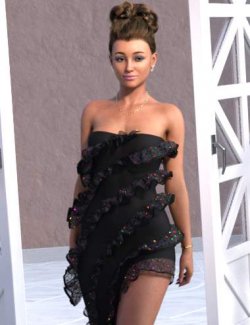 Fashion Yami Dress for Genesis 9 Add On