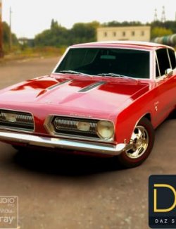 Plymouth Barracuda 1968 for DAZ Studio