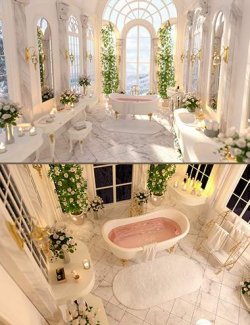 White Christmas Bathroom