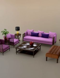 AQ3D Master Sofa 89