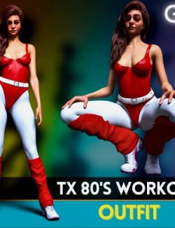 Tx 80's Workout Outfit G9 Version