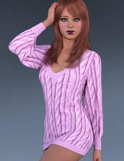 dforce Autumn Breeze Sweater Dress Genesis 9