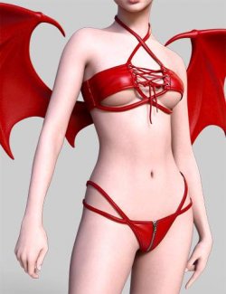 BS Succubus Lingerie Set for Genesis 9