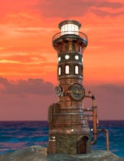 AJ Steampunk Lighthouse