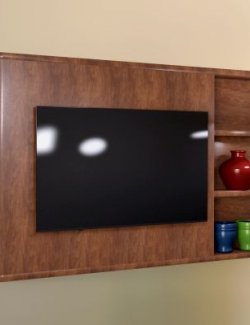 AQ3D Modern TV Wall 3