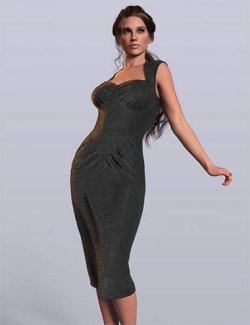 dForce TN Little Black Dress for Genesis 9, 8, and 8.1