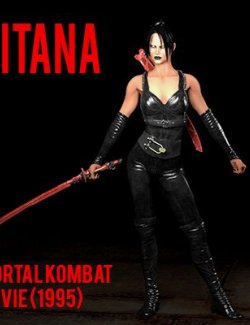 Mortal Kombat Movie (1995) Kitana Cmptbl DAZ3D Poser11