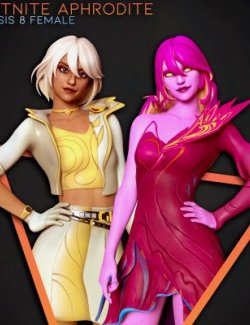 Fortnite Aphrodite and Immortal Version for Genesis 8 Female