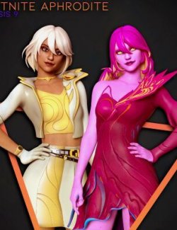 Fortnite Aphrodite and Immortal Version for Genesis 8 and 9