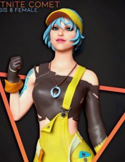 Fortnite Comet for Genesis 8 Female