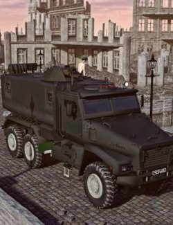 Ural Armored Vehicle for DAZ3D