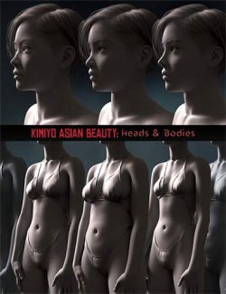 Kimiyo Asian Beauty: Heads & Bodies for Genesis 9 Feminine