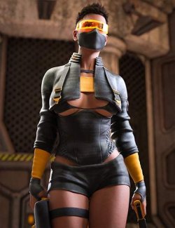 M3D Cyber Breaker Outfit for Genesis 9