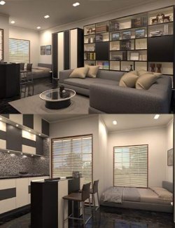 Modern Compact Living Suite